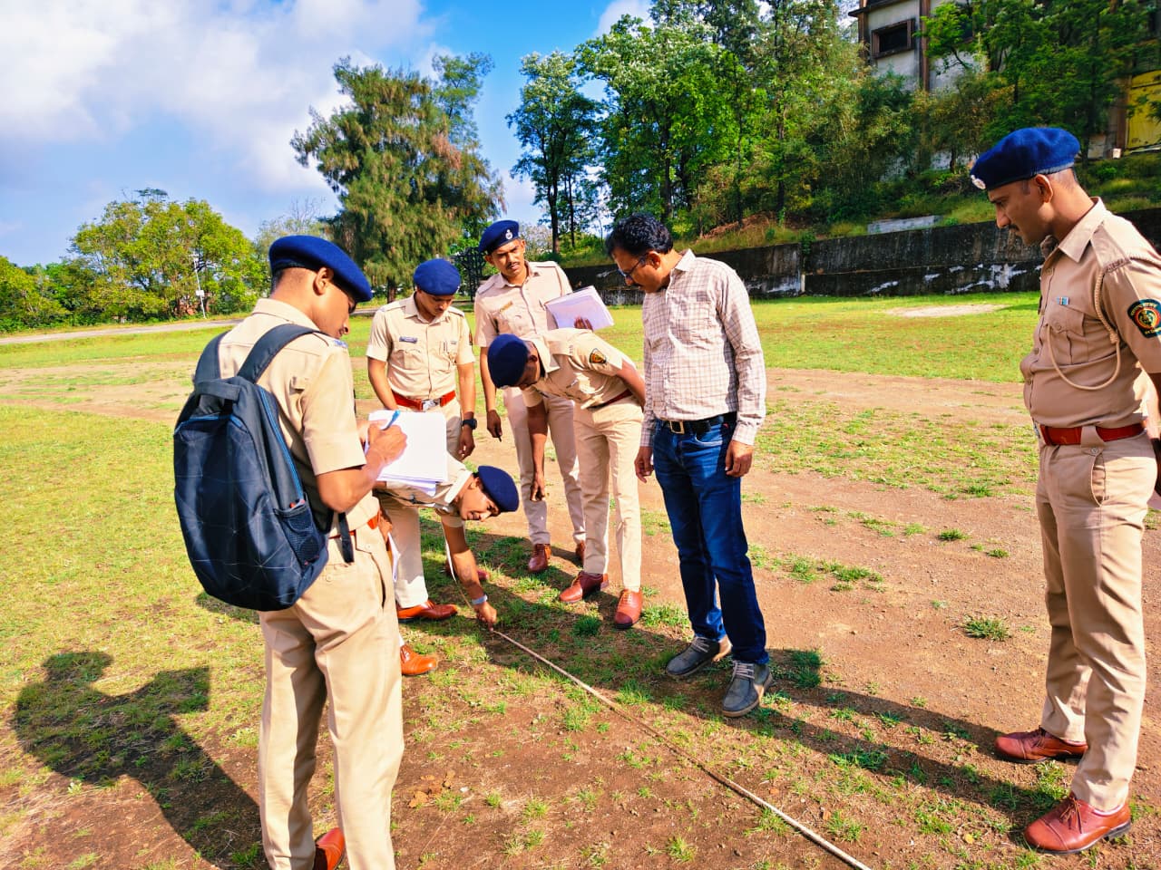 सत्र क्र. ६३ क्षेत्रीय दौरा प्रात्यक्षिक मृद व जलसंधारण