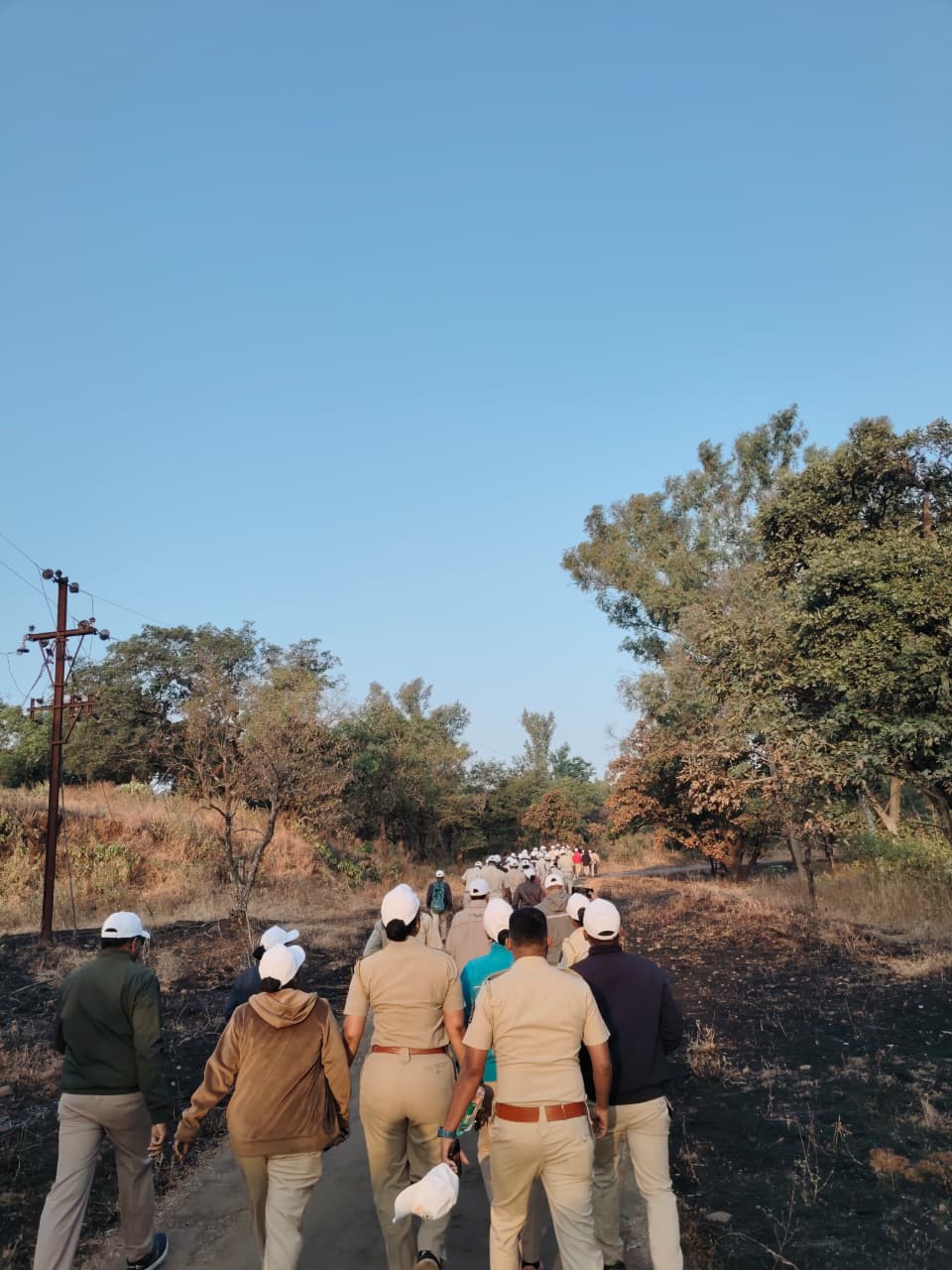 वनरक्षक /वनपाल यांचे अल्पमुदत प्रशिक्षण ट्रेंकिंग / क्षेत्रीय दौरा