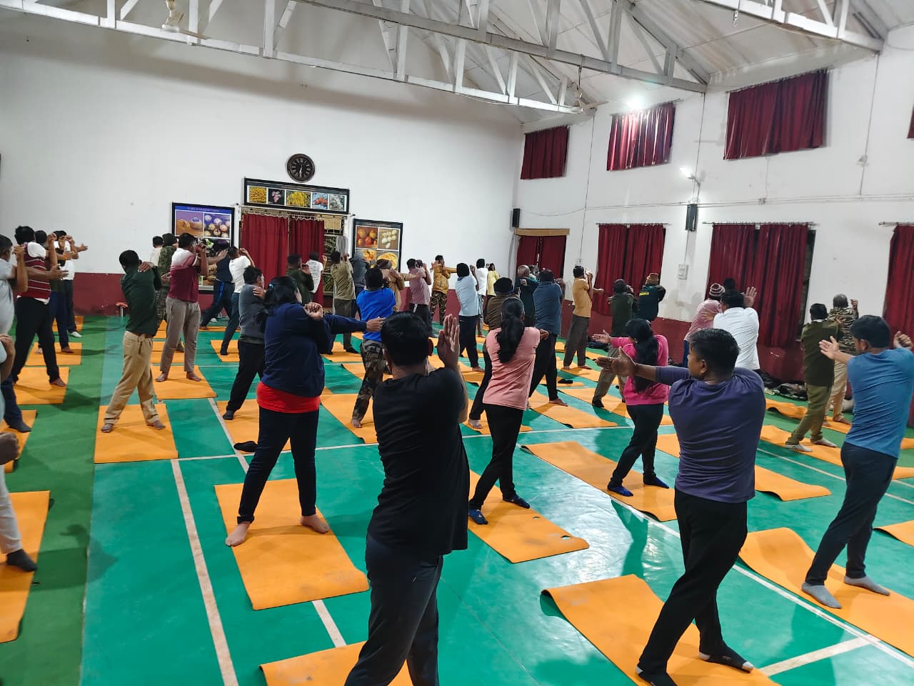 लेखापाल/लिपिक/वनपाल यांचे अल्पमुदत प्रशिक्षण योगा क्लास