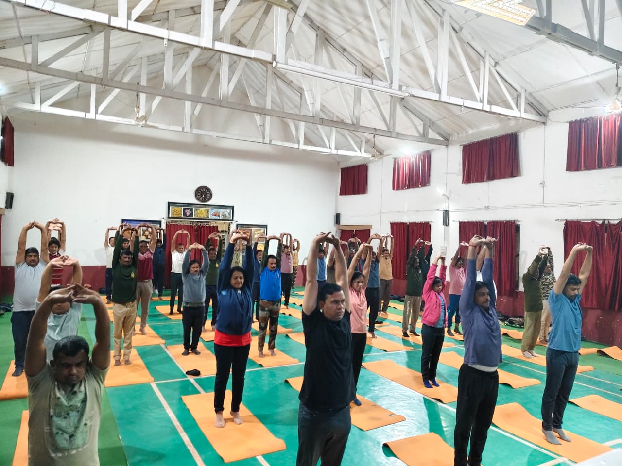 लेखापाल/लिपिक/वनपाल यांचे अल्पमुदत प्रशिक्षण योगा क्लास